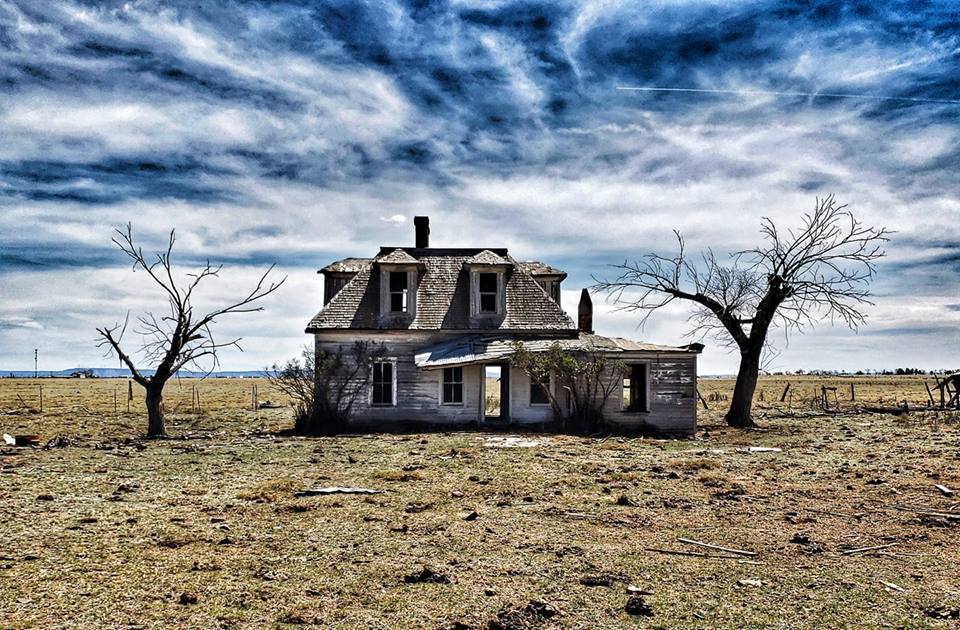 Old house along Highway 55, New Mexico Chuck Jines